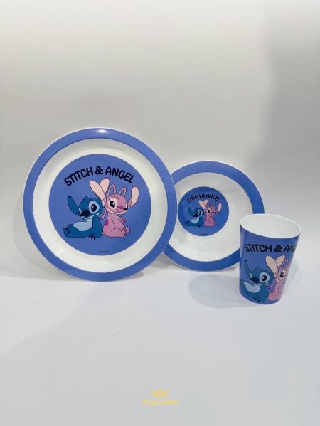 مجموعة صحون  + كاسة ستيتش