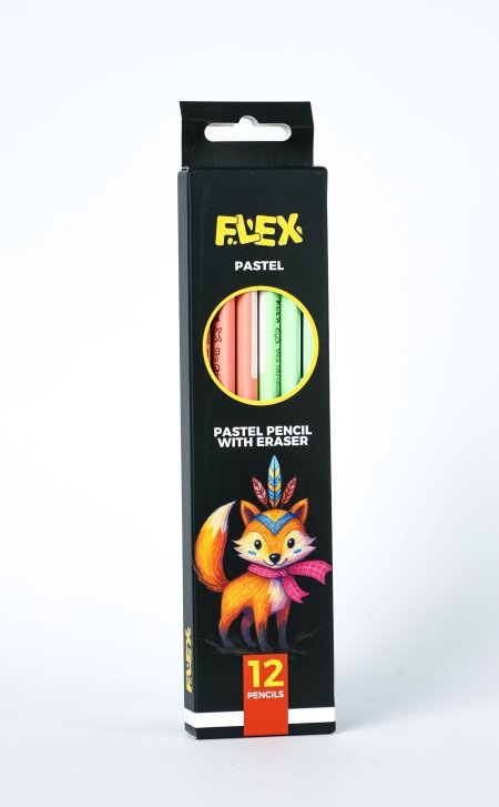 دزينة اقلام رصاص flex pastel