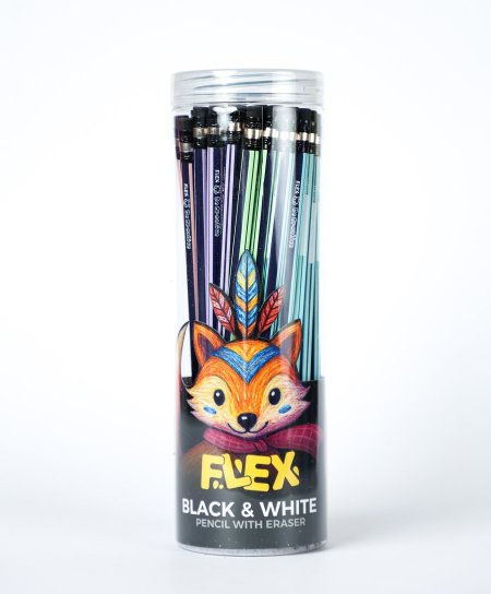مجموعة اقلام رصاص flex b& w