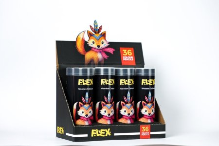الوان flex خشب اسود